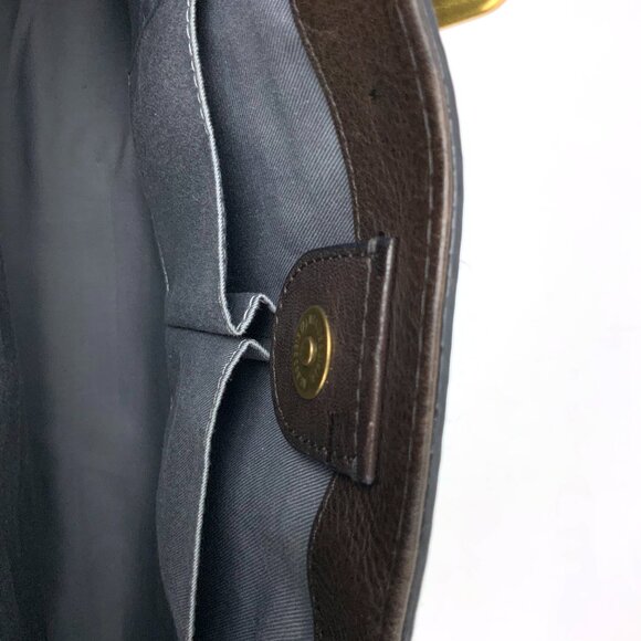 Frye CLAUDE Tote Shopper Business Shoulder Bag Leather Chocolate Brown - Picture 12 of 16